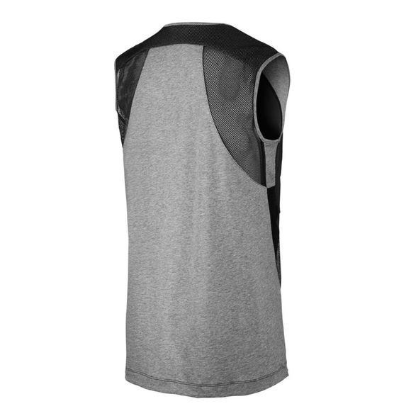 NEW Women's Small NIKE Bonded Sleeveless Tank Top Shirt Black/Gray 726017-091 - Picture 3 of 5